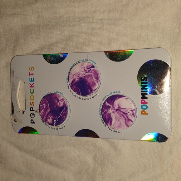 New swirls purple Mini Popsockets PopMinis - Picture 5 of 6